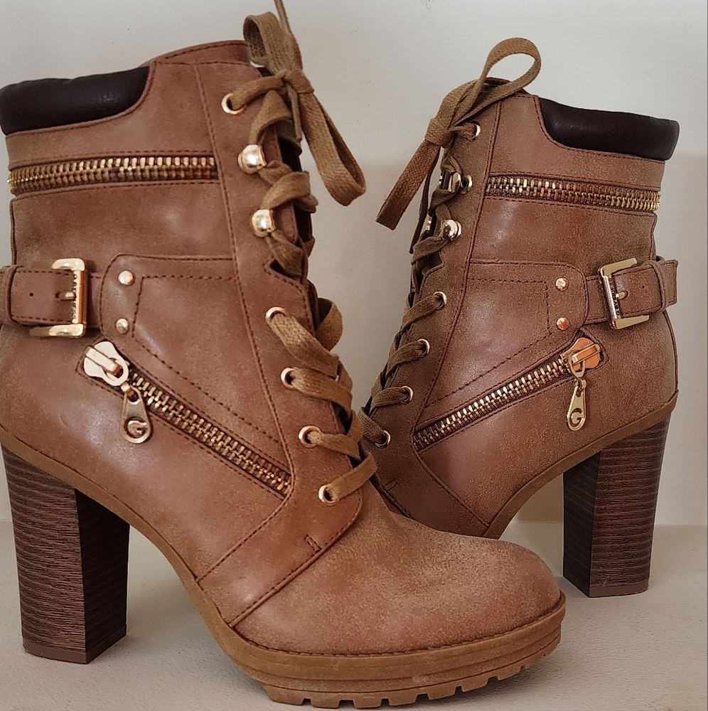 GBG Guess Brown Boots Size 7.5
